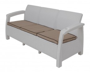 Диван Yalta Premium Sofa 3 Set (Ялта) белый (+подушки под спину) в Дегтярске - degtjarsk.mebel-74.com | фото