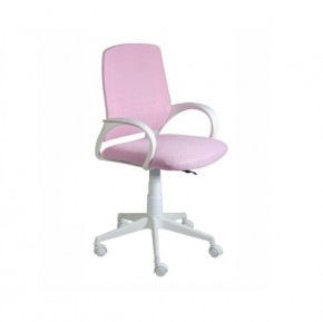 Кресло Ирис White сетка/ткань розовая в Дегтярске - degtjarsk.mebel-74.com | фото