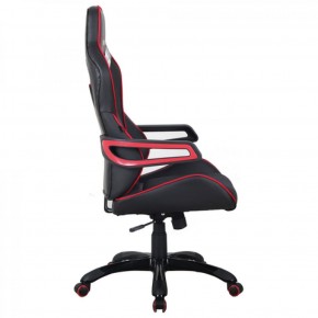 Кресло компьютерное BRABIX Nitro GM-001 (ткань/экокожа) черное, вставки красные (531816) в Дегтярске - degtjarsk.mebel-74.com | фото