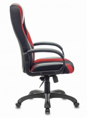 Кресло компьютерное BRABIX PREMIUM "Rapid GM-102" (экокожа/ткань, черное/красное) 532107 в Дегтярске - degtjarsk.mebel-74.com | фото