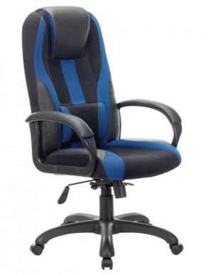 Кресло компьютерное BRABIX PREMIUM "Rapid GM-102" (экокожа/ткань, черное/синее) 532106 в Дегтярске - degtjarsk.mebel-74.com | фото