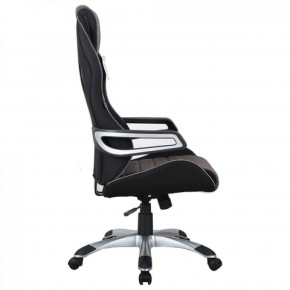 Кресло компьютерное BRABIX Techno GM-002 (ткань) черное/серое, вставки белые (531815) в Дегтярске - degtjarsk.mebel-74.com | фото