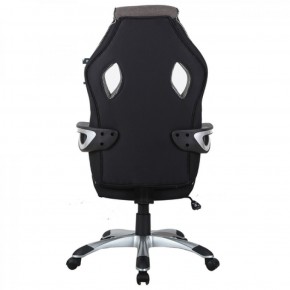 Кресло компьютерное BRABIX Techno GM-002 (ткань) черное/серое, вставки белые (531815) в Дегтярске - degtjarsk.mebel-74.com | фото