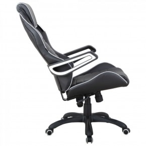 Кресло компьютерное BRABIX Techno Pro GM-003 (экокожа черное/серое, вставки серые) 531814 в Дегтярске - degtjarsk.mebel-74.com | фото