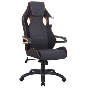 Кресло компьютерное BRABIX Techno Pro GM-003 (ткань черное/серое, вставки оранжевые) 531813 в Дегтярске - degtjarsk.mebel-74.com | фото