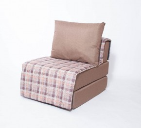 Кресло-кровать бескаркасное Харви (коричневый-квадро беж) в Дегтярске - degtjarsk.mebel-74.com | фото