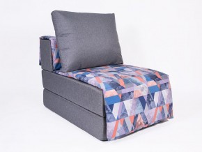 Кресло-кровать бескаркасное Харви (серый-сноу деним) в Дегтярске - degtjarsk.mebel-74.com | фото