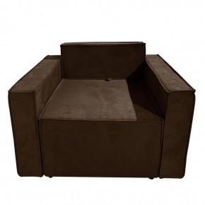 Кресло-кровать Принц КК1-ВК (велюр коричневый) в Дегтярске - degtjarsk.mebel-74.com | фото