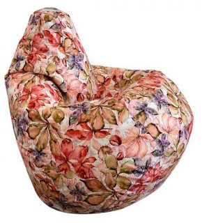 Кресло-мешок Цветы L в Дегтярске - degtjarsk.mebel-74.com | фото