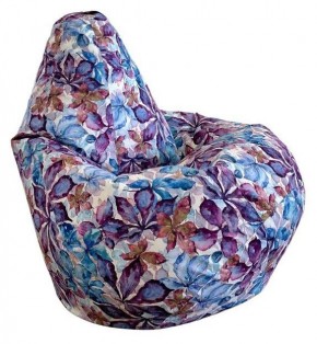 Кресло-мешок Цветы XL в Дегтярске - degtjarsk.mebel-74.com | фото