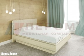 Кровать КР-1014 с мягким изголовьем в Дегтярске - degtjarsk.mebel-74.com | фото